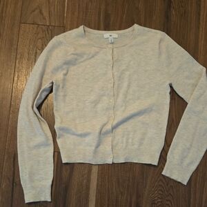 BP Cream Button-Up Cardigan Sweater